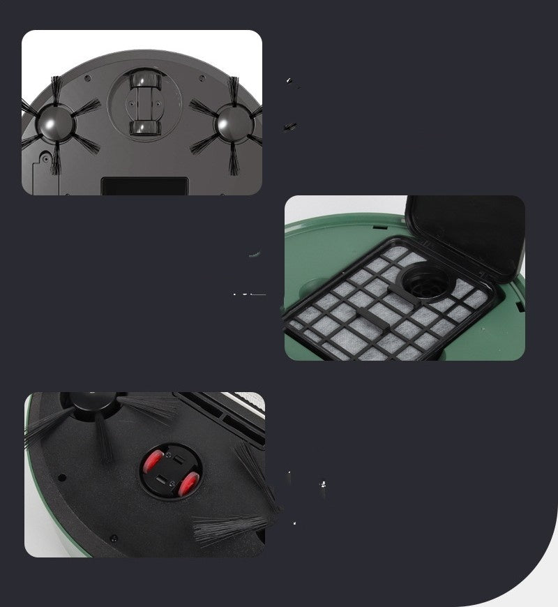 Intelligent automatisk sopande robotdammsugare