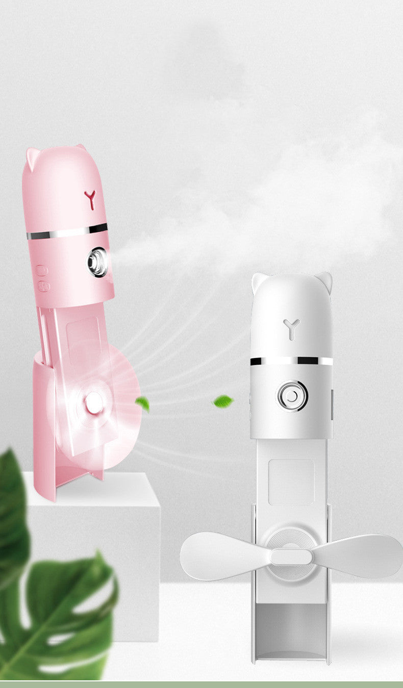 USB-uppladdningsbar sprayfläkt liten fläkt
