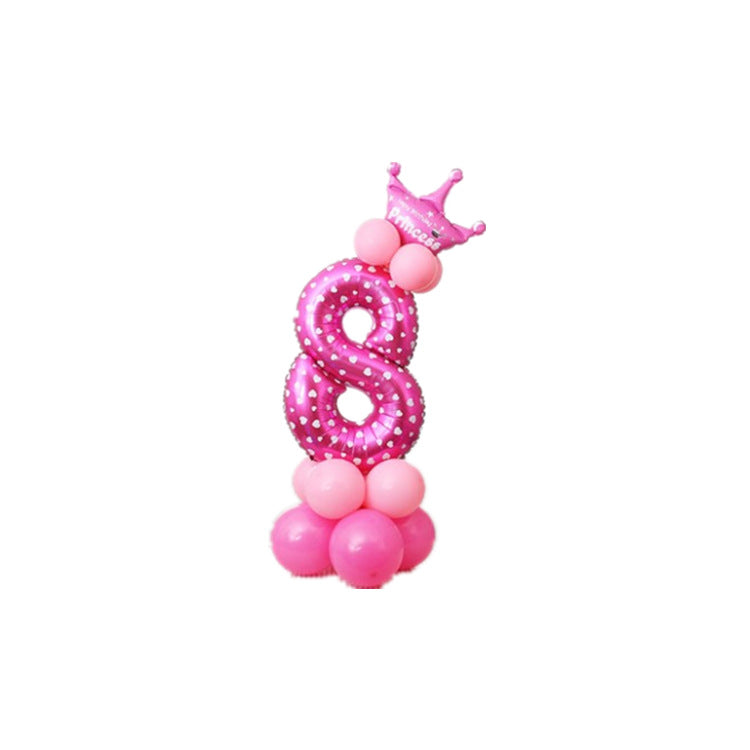 Ballon en aluminium pour fête d'anniversaire