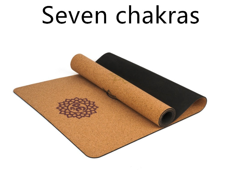 Premium Cork Yoga Mat - Natural Rubber & Imported Cork (183x68cm, Multiple Thickness Options)