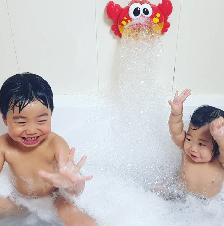 Baby Bath Toys - Automatic Crab Bubble Maker with Music for Children