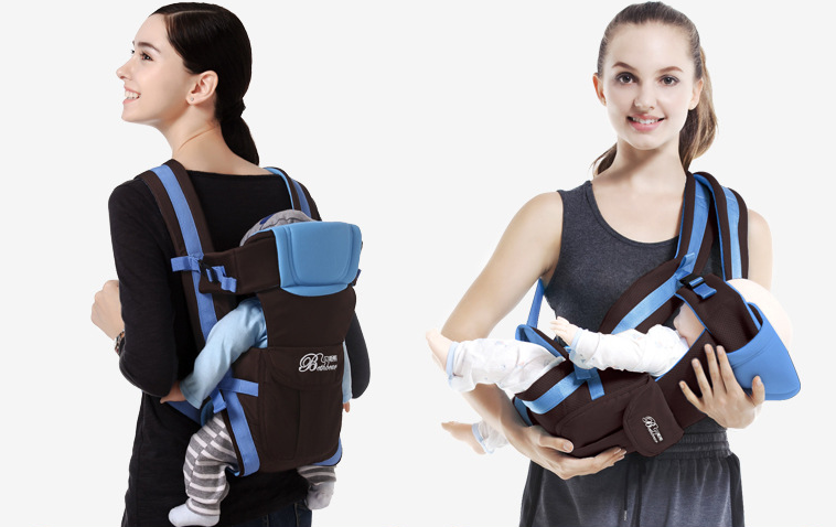 Porte-bébés à double épaule, fournitures de voyage pour mère et enfant