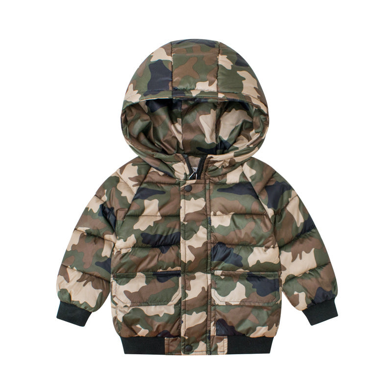 Veste camouflage en coton pour enfants hommes