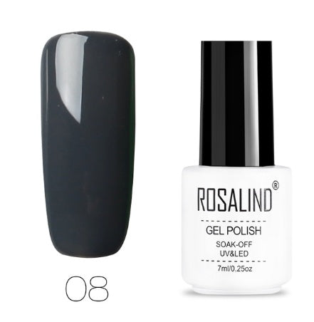 ROSALIND Pure Colors Gel Polish Collection - 7ML | 58 Colors + Base/Top UV/LED