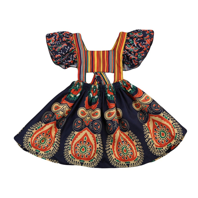 Nouveau-né pour combinaison à volants enfants filles robe florale belle