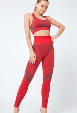 C it all Nylon Sculpt Workout Set for Women - Sports Bra & Leggings S-L | 4 Colors