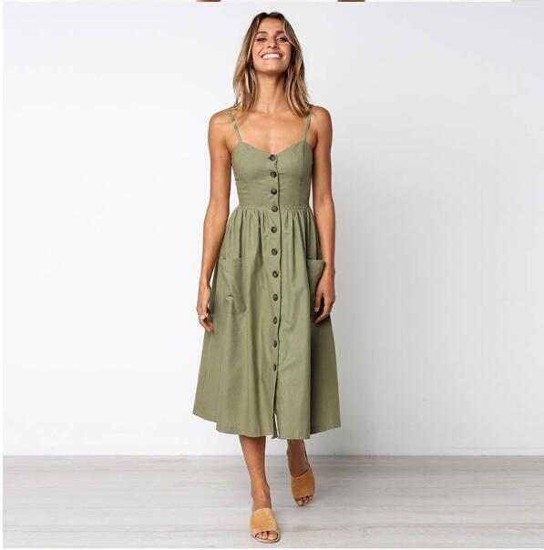 Pattern Print Hanging Dress