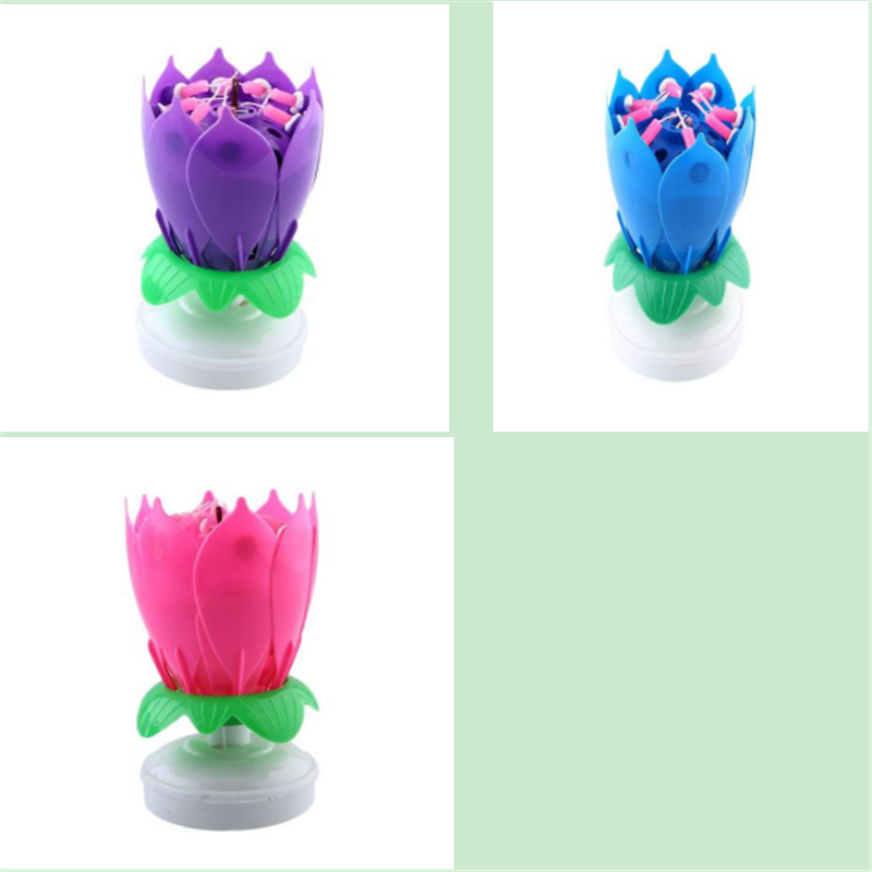 Incroyables bougies de lotus