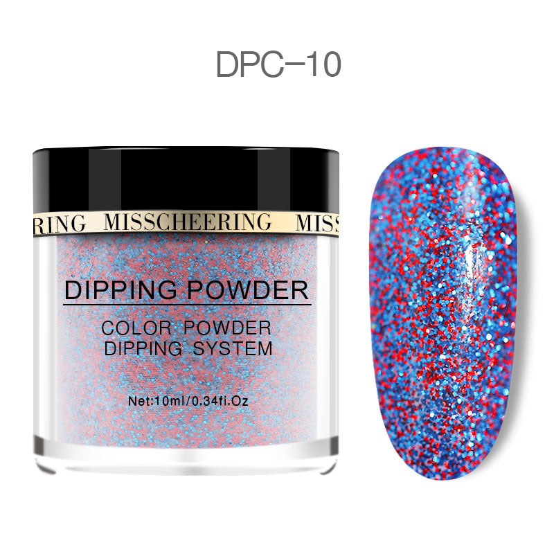 Professional Laser Glitter Nail Powder - Holographic Dip System | Long-Lasting Formula