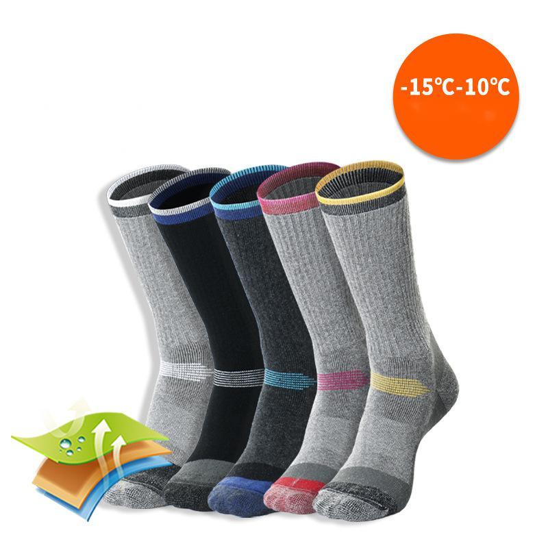 Outdoor Merino Wool Socks - Unisex Winter Hiking Socks for Men and Women