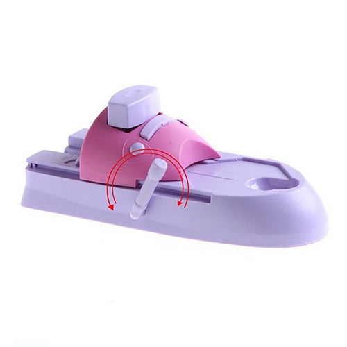 DIY Nail Art Stamping Machine - 19.3x9x7.5cm | 6 Metal Plates Pattern Printer