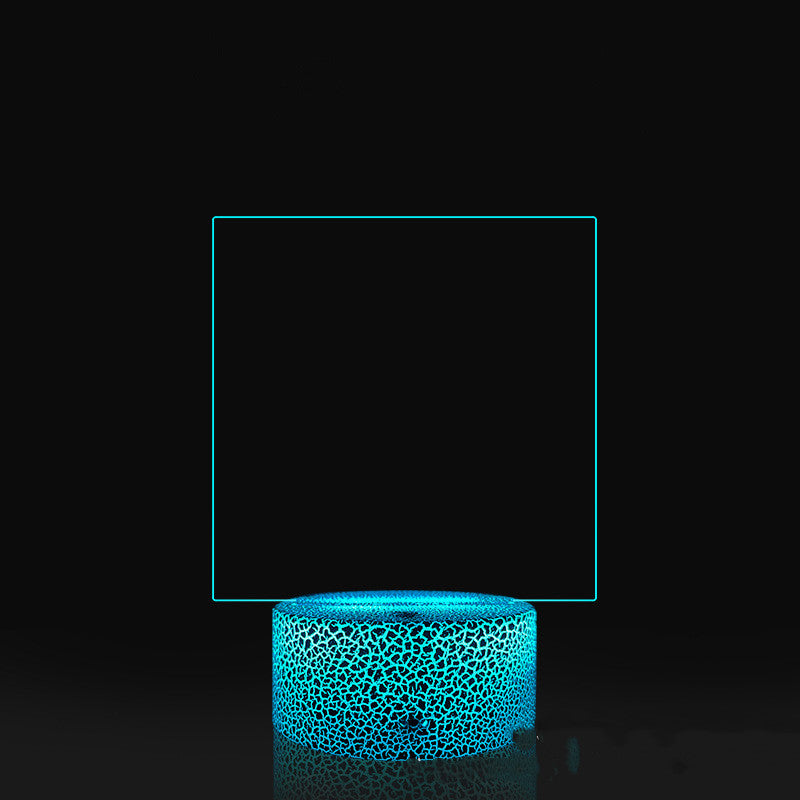 Panneau acrylique 3D, tableau d'écriture manuscrite, lumière LED