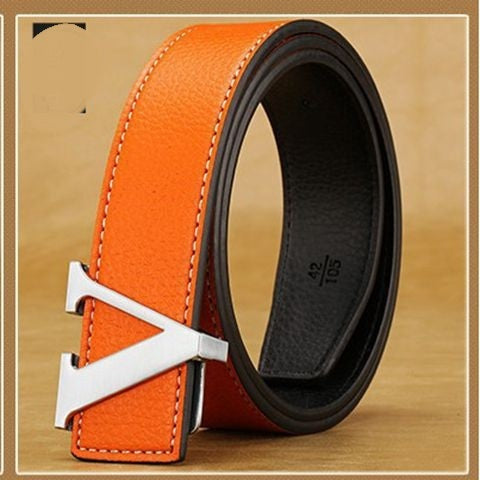 Men's Letter Belt - Typographic Expression