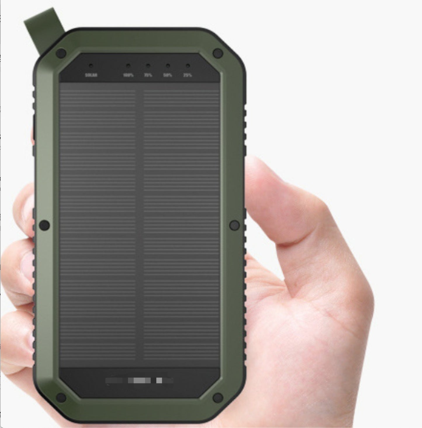 Torche d'accessoires de téléphone de batterie externe solaire sans fil
