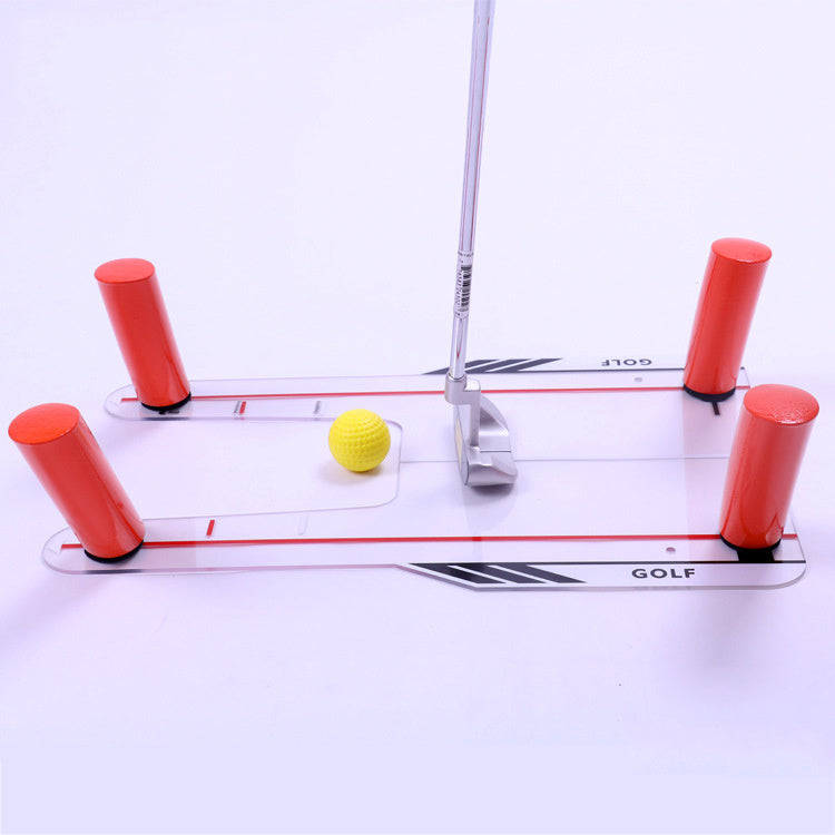 Miroir d'entraînement au putting, dispositif d'entraînement au putting, accessoires, fournitures
