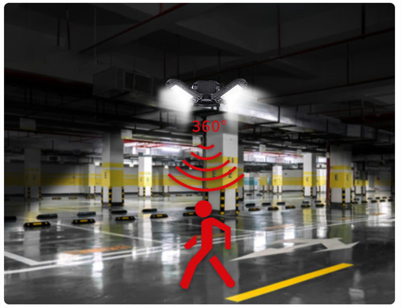 Allmänna deformerbara lampa Garage Ljus Radar lager Industriell Lampa Home Belysning Haute intensité