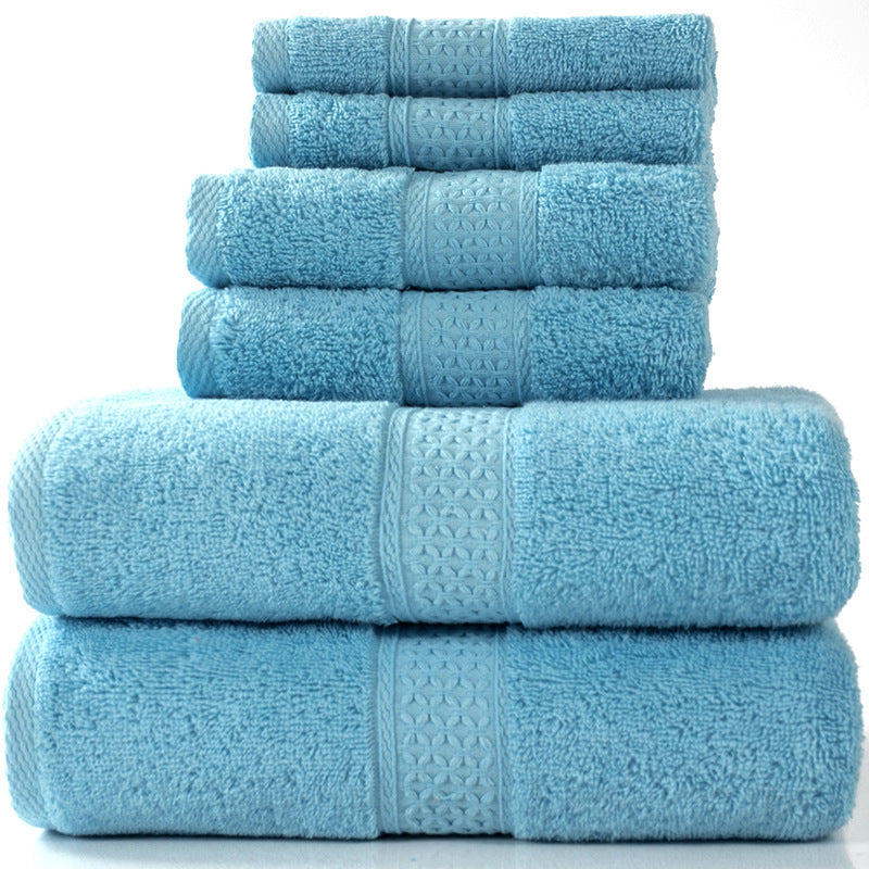 Ensemble de serviettes absorbantes en coton de 3 pièces et 6 pièces