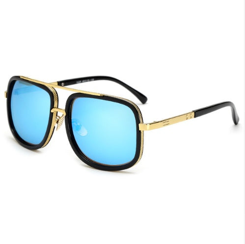 Ny spegel Unisex Anti UV solglasögon mode för kvinnor och män