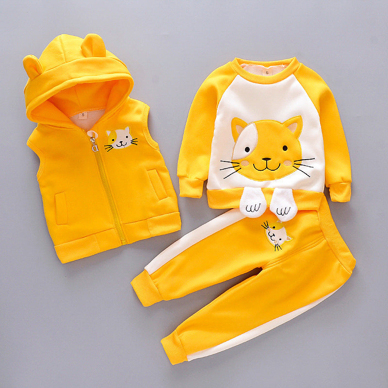 Children's Thick Three-Piece Suit