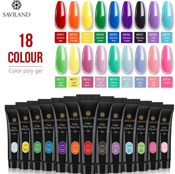 Colored Crystal Extension Glue - Professional Nail Builder | 10g Resin Formula
