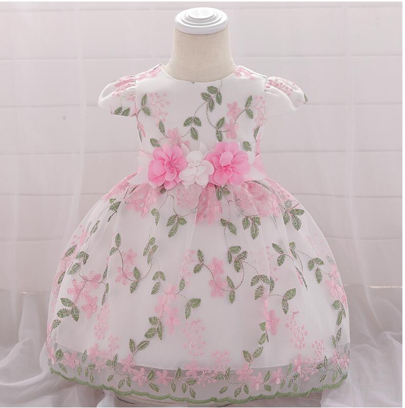 Summer Children's Clothing - New Baby Birthday Party Wedding Dress Skirt Girls Fluffy Dress