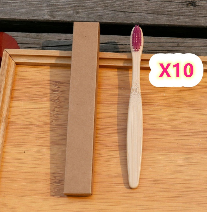 Eco Friendly Bamboo Soft Fiber Toothbrushes