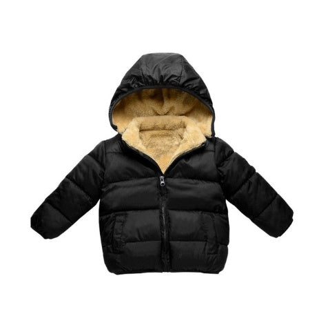 Manteau enfant en cuir d'agneau