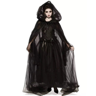 Halloween Maleficent Cosplay kostymer Skräck kläder Set