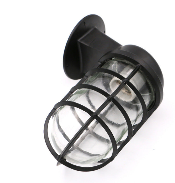 Outdoor Lighting for Cafe Bar - Vintage Glass Metal Wall Light