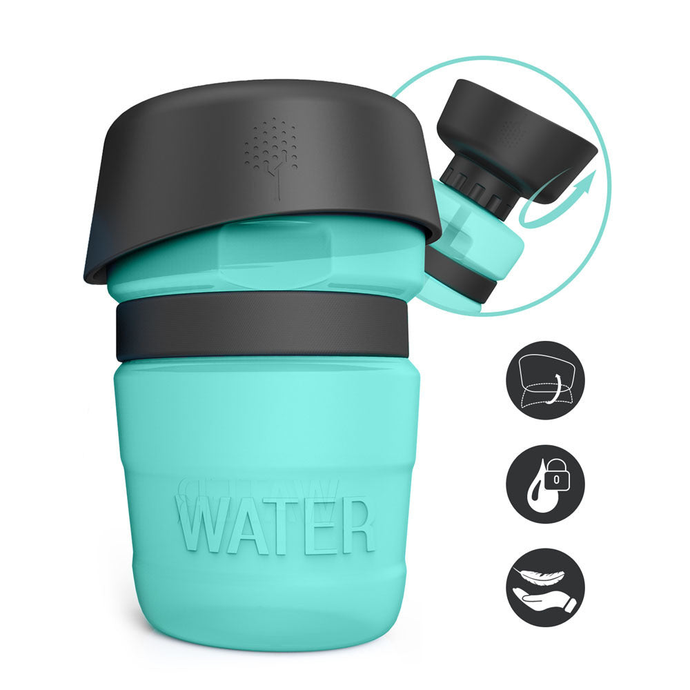 Pet Outdoor Foldable Water Bottle - Portable Dog Travel Water Dispenser