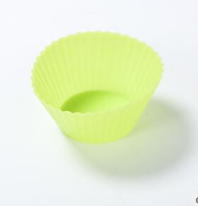 Doublures de cupcakes en silicone réutilisables antiadhésives, tasses de cuisson, 12 pièces