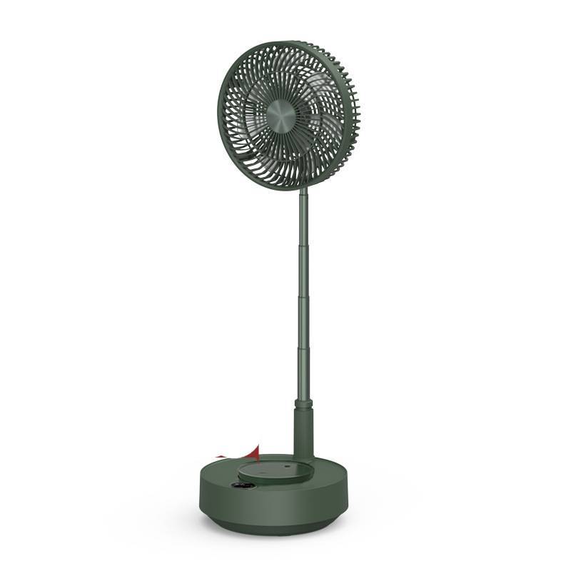 Storage Floor Electric Fan Household Remote Control Small Rechargeable Large Electric Fan