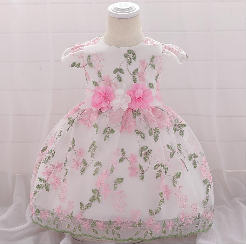 Summer Children's Clothing - New Baby Birthday Party Wedding Dress Skirt Girls Fluffy Dress