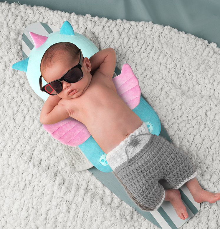 Oreiller de protection anti-chute en Tencel respirant pour bébé