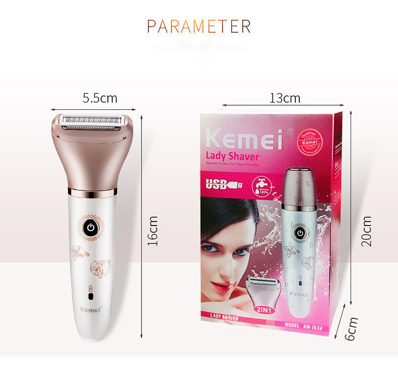Electric Hair Removal Device for Ladies - 116g Waterproof 500mAh System