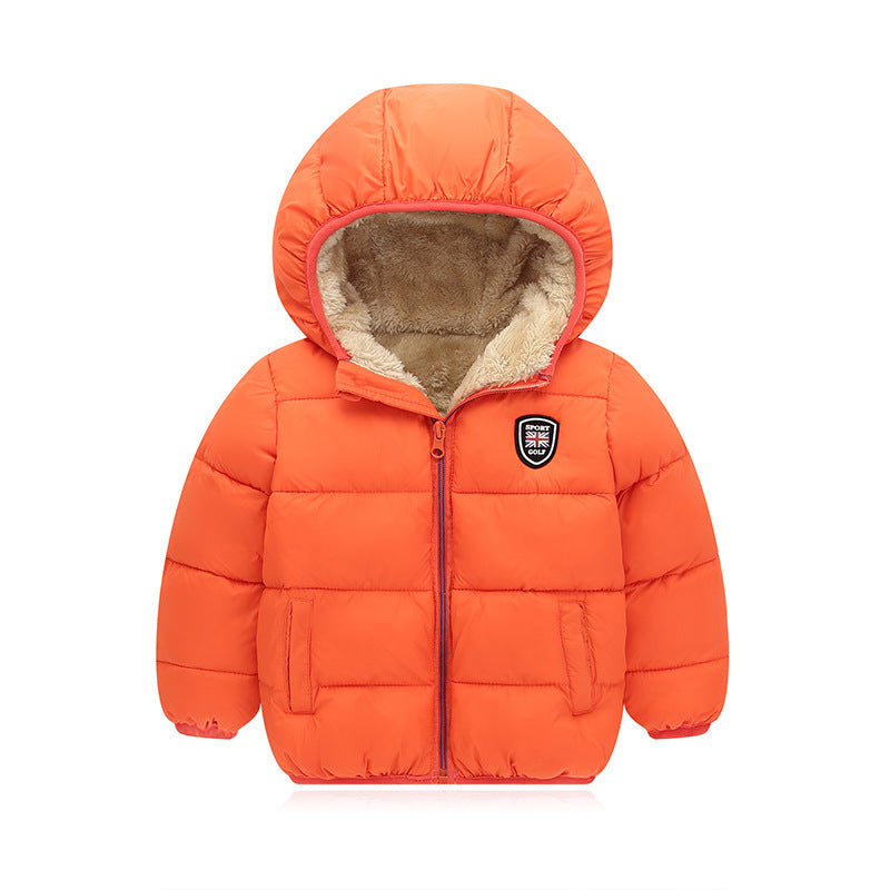 Doudoune à capuche et doudoune enfant