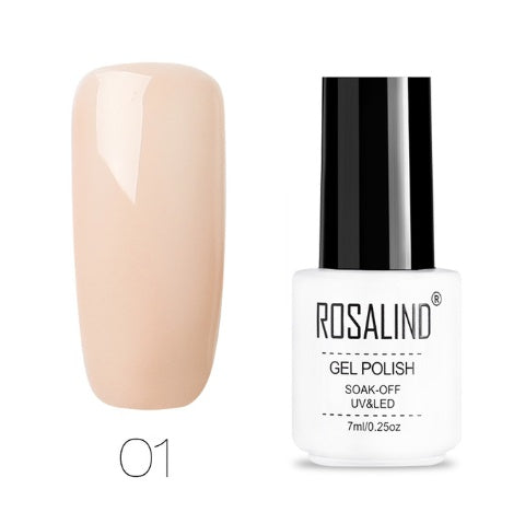 ROSALIND Pure Colors Gel Polish Collection - 7ML | 58 Colors + Base/Top UV/LED
