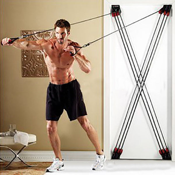 Tendeur de porte multifonction pour porte d'unité de fitness à domicile