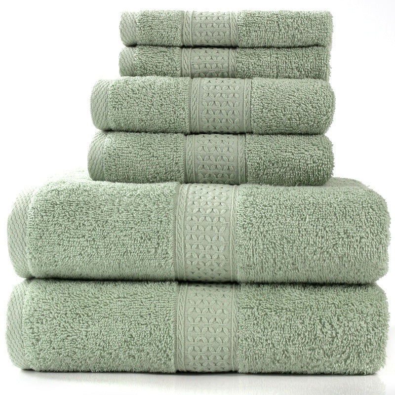 Ensemble de serviettes absorbantes en coton de 3 pièces et 6 pièces