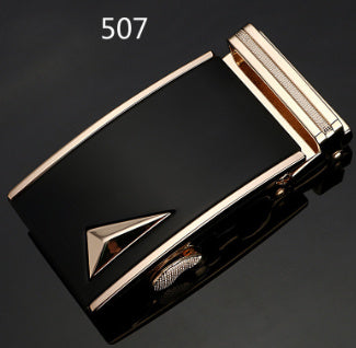 Wide Alloy Belt Buckle - Bold Statement