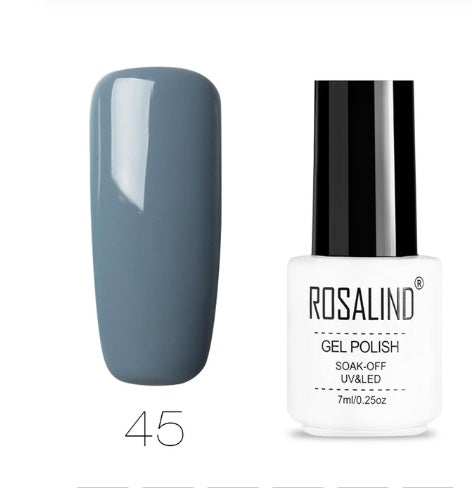 ROSALIND Pure Colors Gel Polish Collection - 7ML | 58 Colors + Base/Top UV/LED
