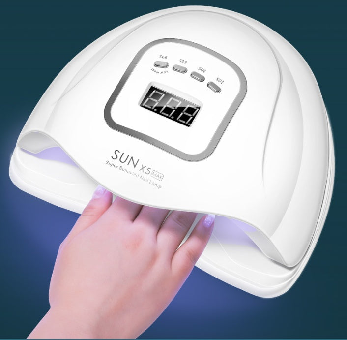 Professional UV/LED Nail Lamp 120W - 45 Beads | 365nm+405nm Dual Wavelength