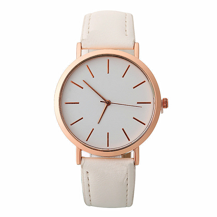 Mode simple style femmes montres quartz montres femme robe montres horloge