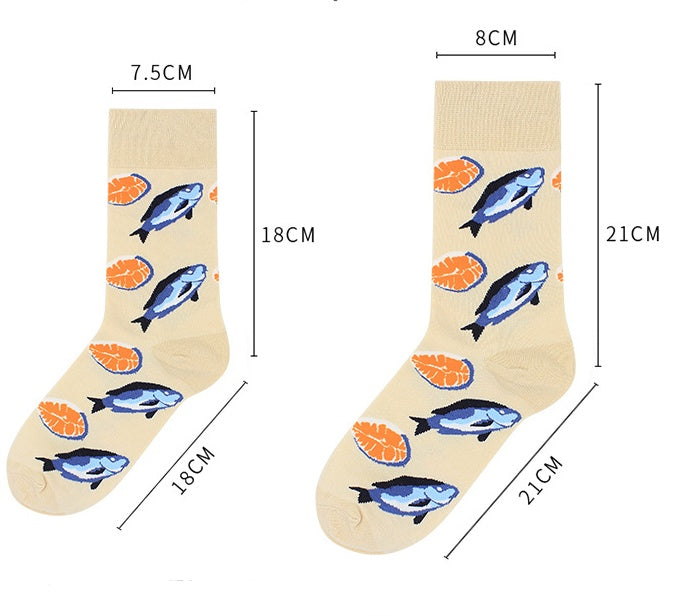 Chaussettes fruits de mer
