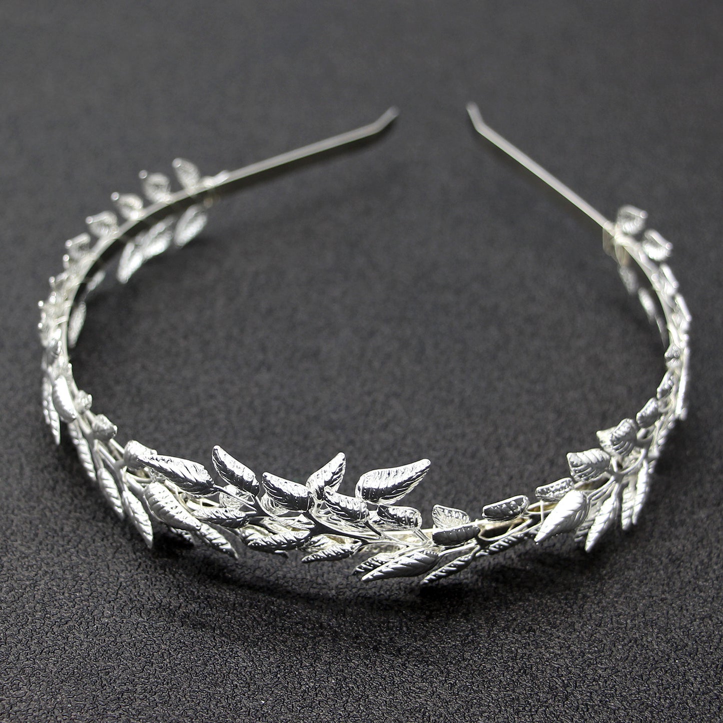 Bridal Golden Leaf Headband - Alloy Crown Hair Accessories