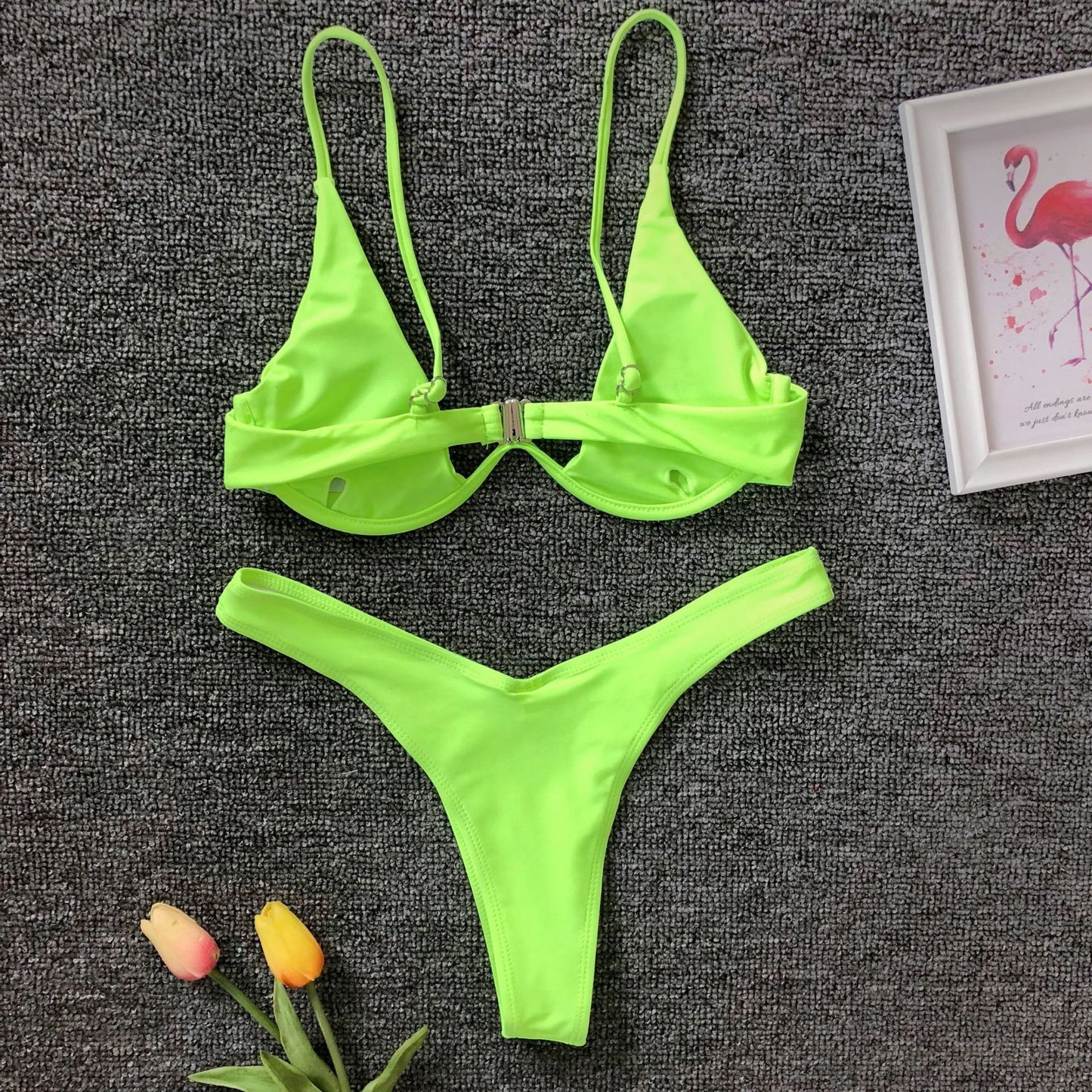 Professional Swimwear Summer Bikini Women Swimsuit Bather - Polyester (High-Quality Brand New, Picture Color, Manual Measurement)