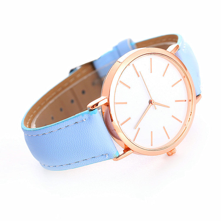 Mode simple style femmes montres quartz montres femme robe montres horloge