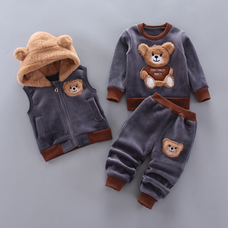 Children's Thick Three-Piece Suit