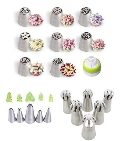 Douille de décoration de gâteau en acier inoxydable 3 en 1, édition limitée, style noël, édition limitée