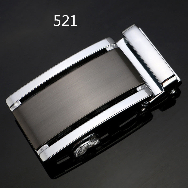 Wide Alloy Belt Buckle - Bold Statement